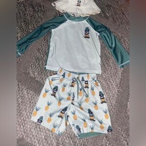Mickey Mouse Swim trunk set 2t